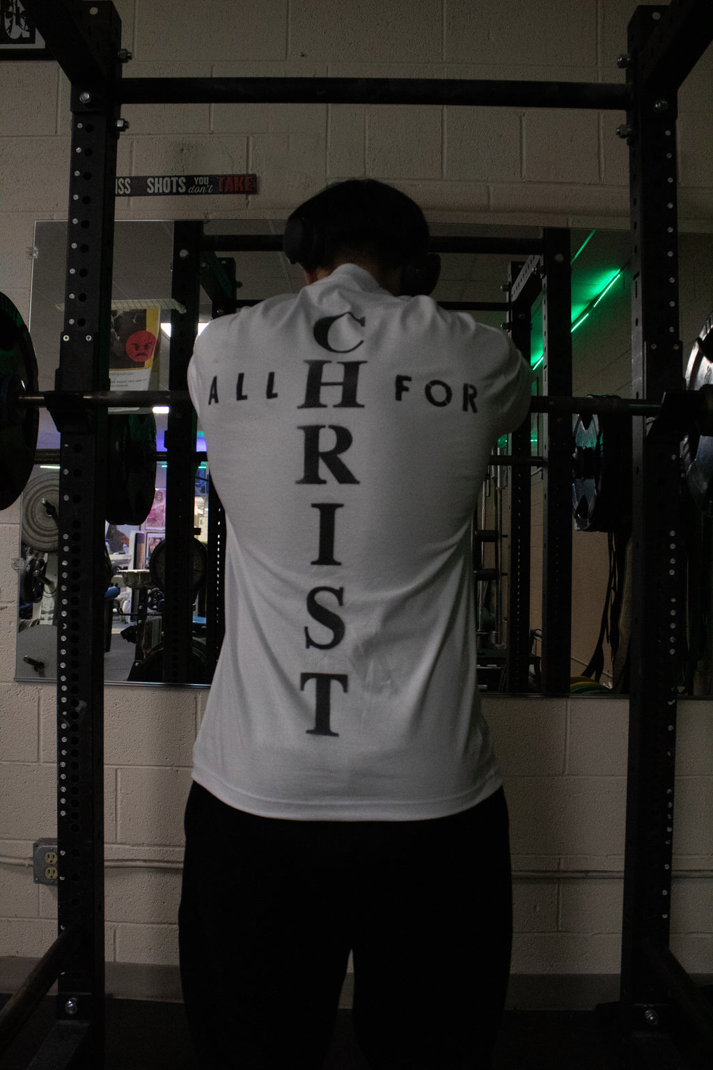 White All for Christ Tee